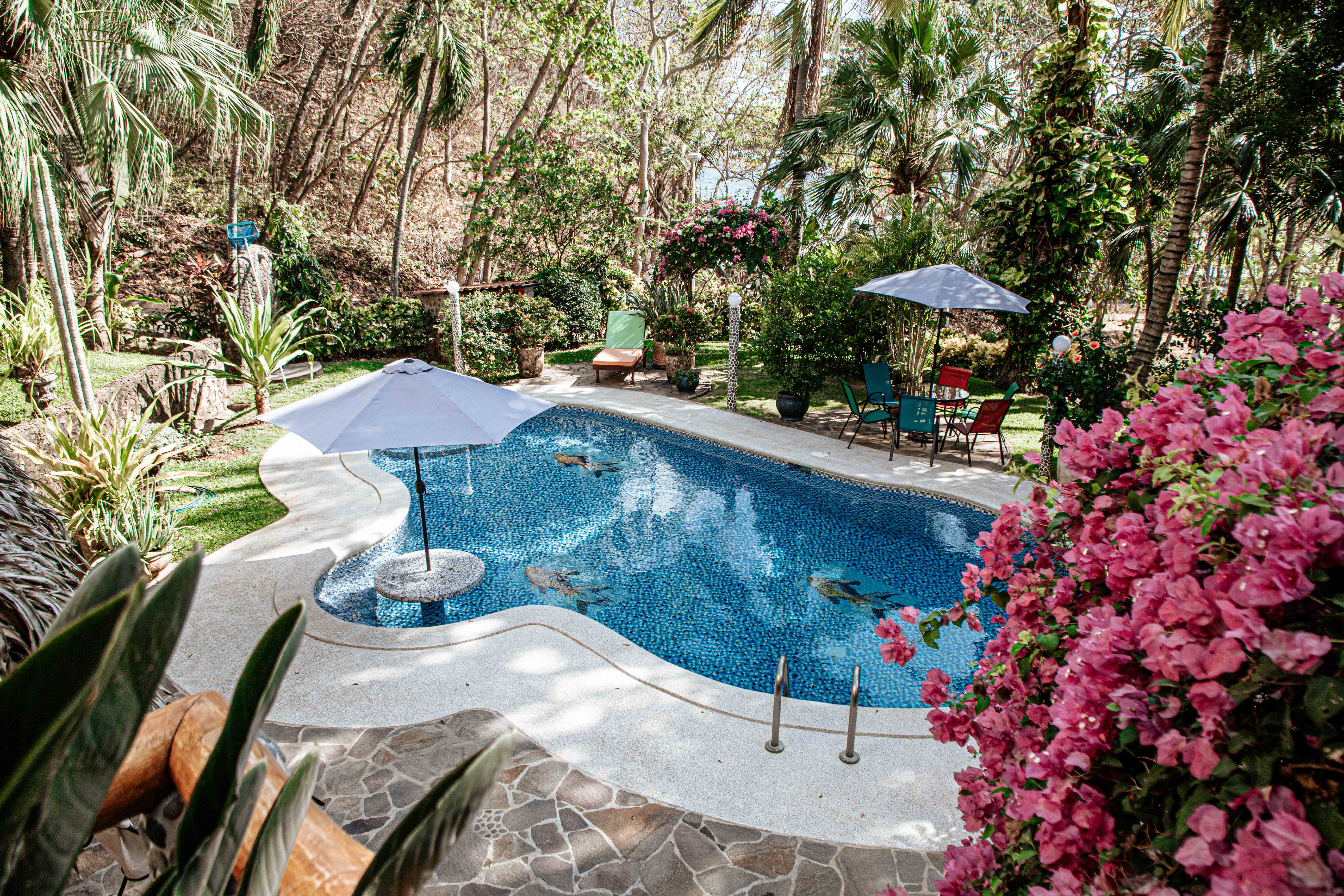 Private pool at Mi Sueño Beach House